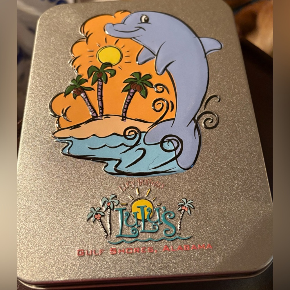 LuLu'S Jumbo Playing Cards (Lucy Buffett - Gulf Shores, AL) NEW in Tin
